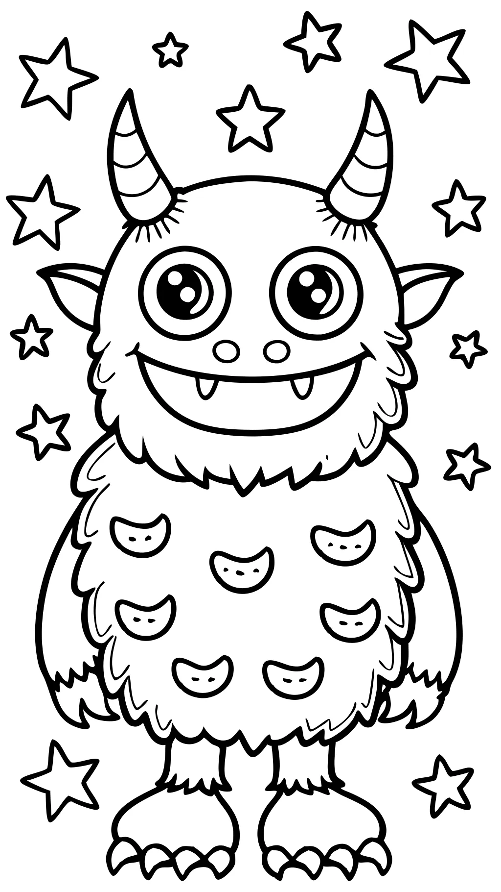 coloriage monstre